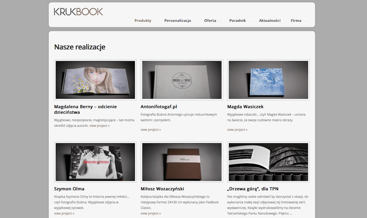 Fotoksiążki fotograficzne - KrukBook - polecani dostawcy fotografa